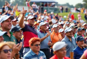Exciting atmosphere at the Ryder Cup with players engaging with fans
