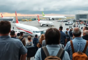 Thunderstorms causing flight delays at Boston Logan Airport