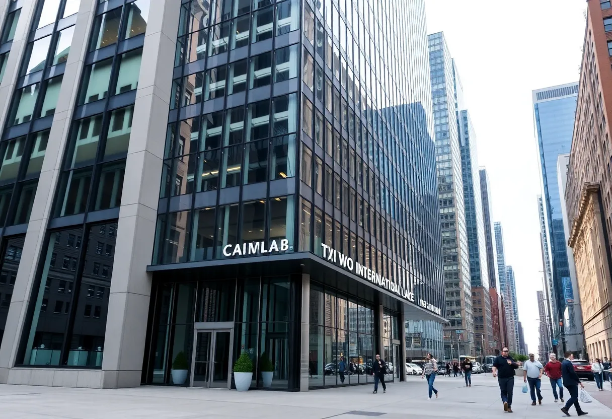 Facade of Two International Place in Boston where KKR leased office space