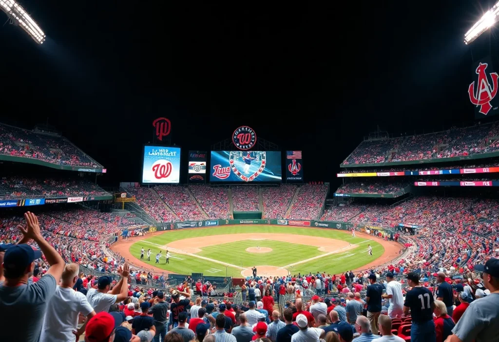 Baseball stadium showdown between Yankees and Red Sox in Wild Card Series