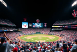 Baseball stadium showdown between Yankees and Red Sox in Wild Card Series