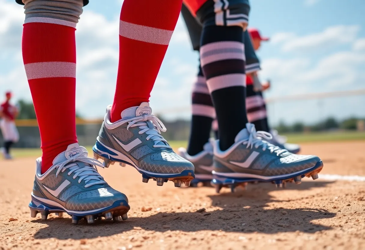 Youth athletes wearing SQAIRZ GFP™ cleats on the field