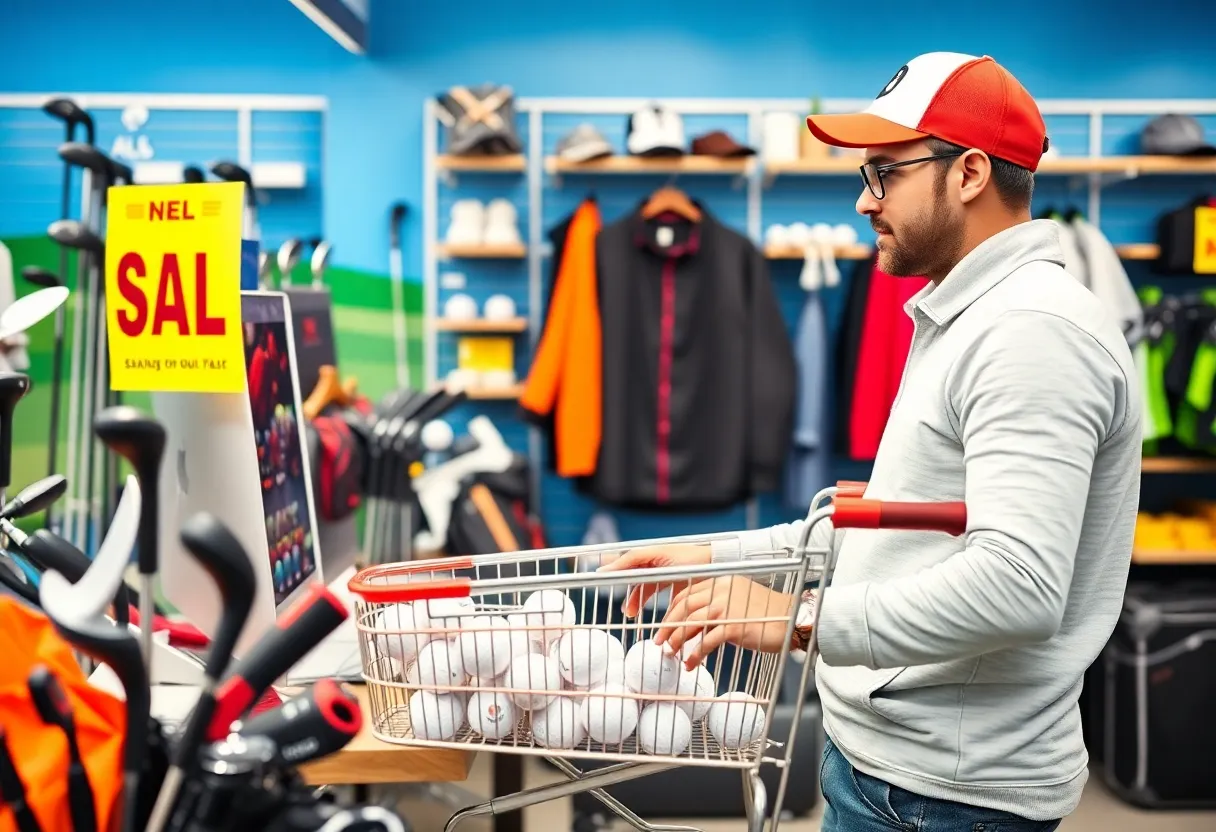 A collection of discounted golf gear for Amazon Prime Day
