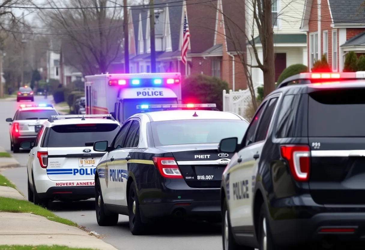 Police presence at shooting scene in Beverly