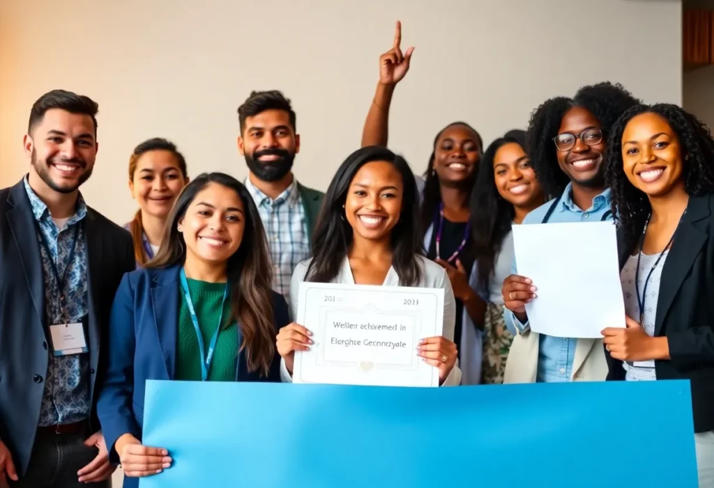 A celebration of Boston's 40 Under 40 honorees with themes of innovation and leadership.