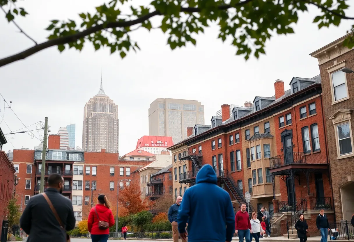 Urban landscape of Boston representing the District 7 community.