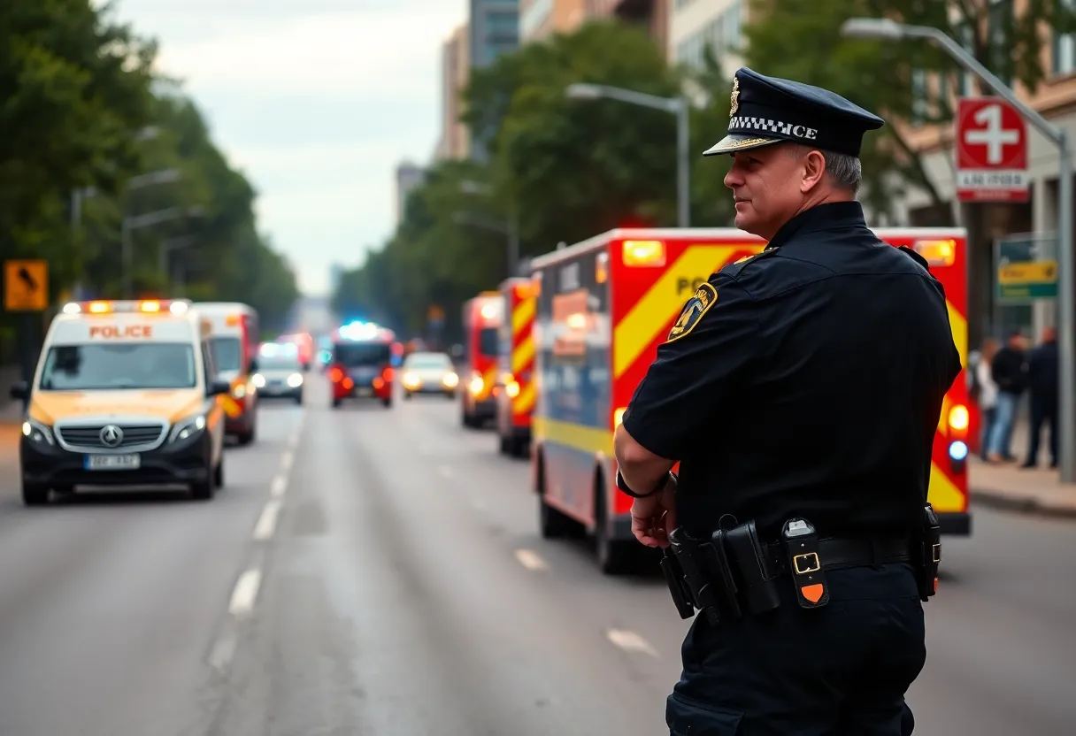 Scene of a police incident in Boston.