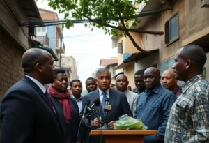 Press conference discussing SNAP benefits in Boston