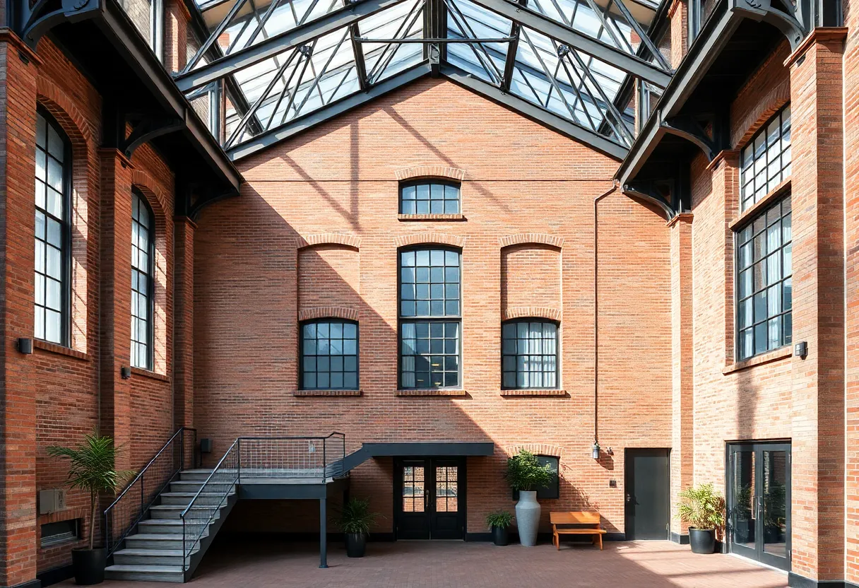 Renovated historic warehouse where HGA's Boston office is located