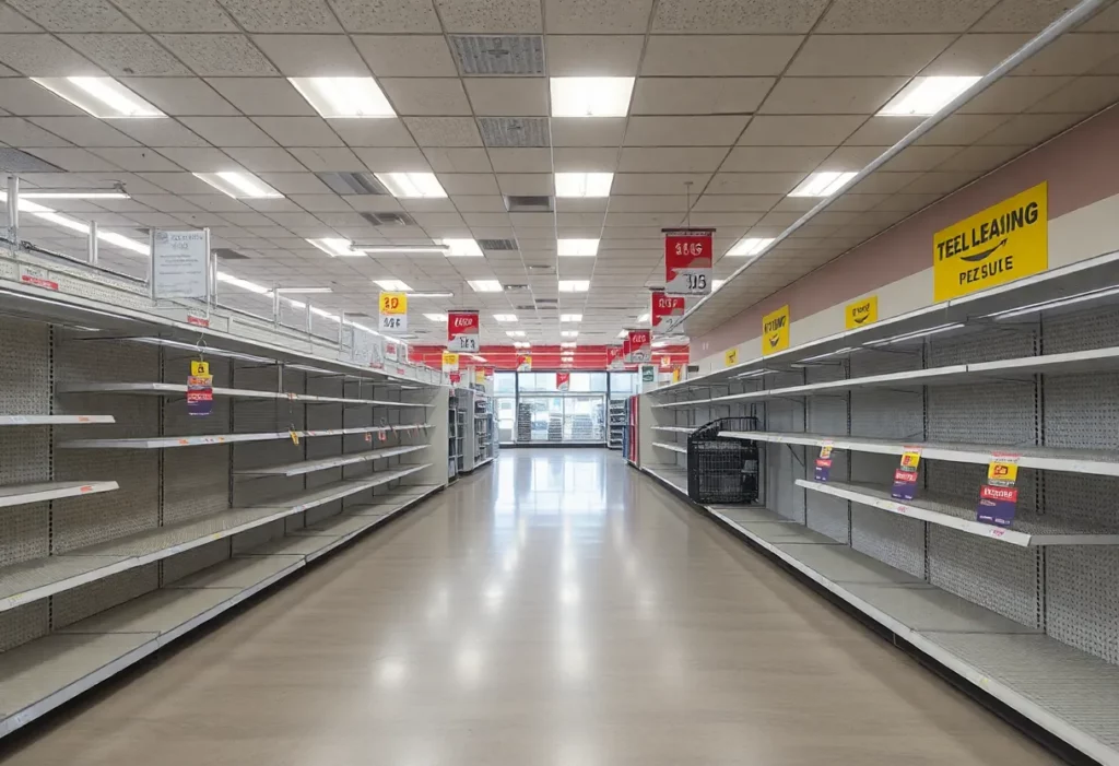 Closed retail store in Massachusetts during holiday season