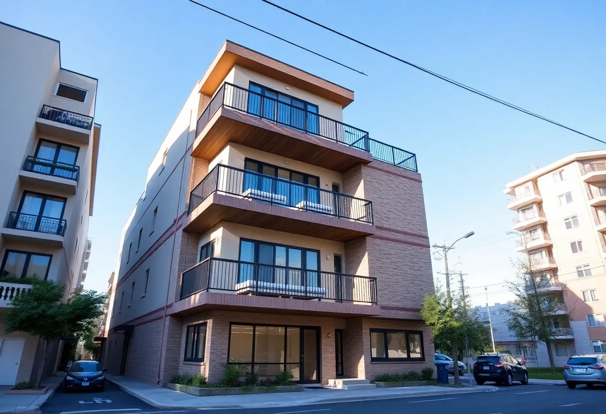 Exterior view of The North Shore Commons in Lynn, MA