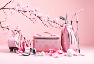 Honma Golf's Sakura Dance 2 Ladies Package Set on a golf course