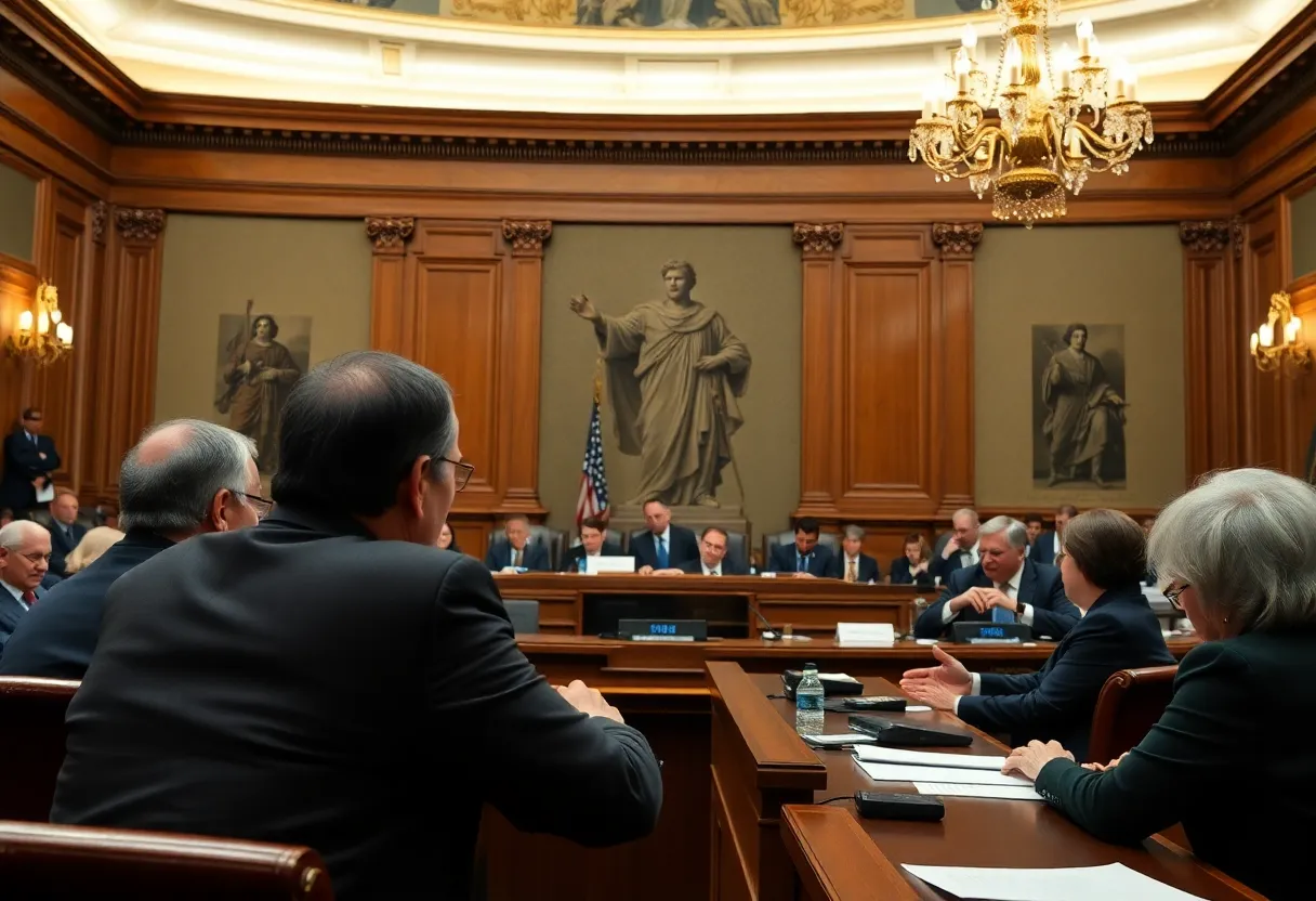 Senators discussing the future of small business innovation funding