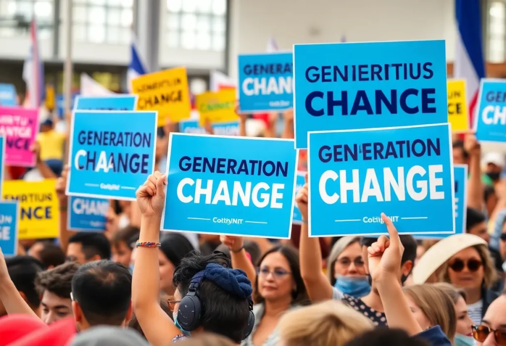 Campaign rally for Seth Moulton's Senate candidacy