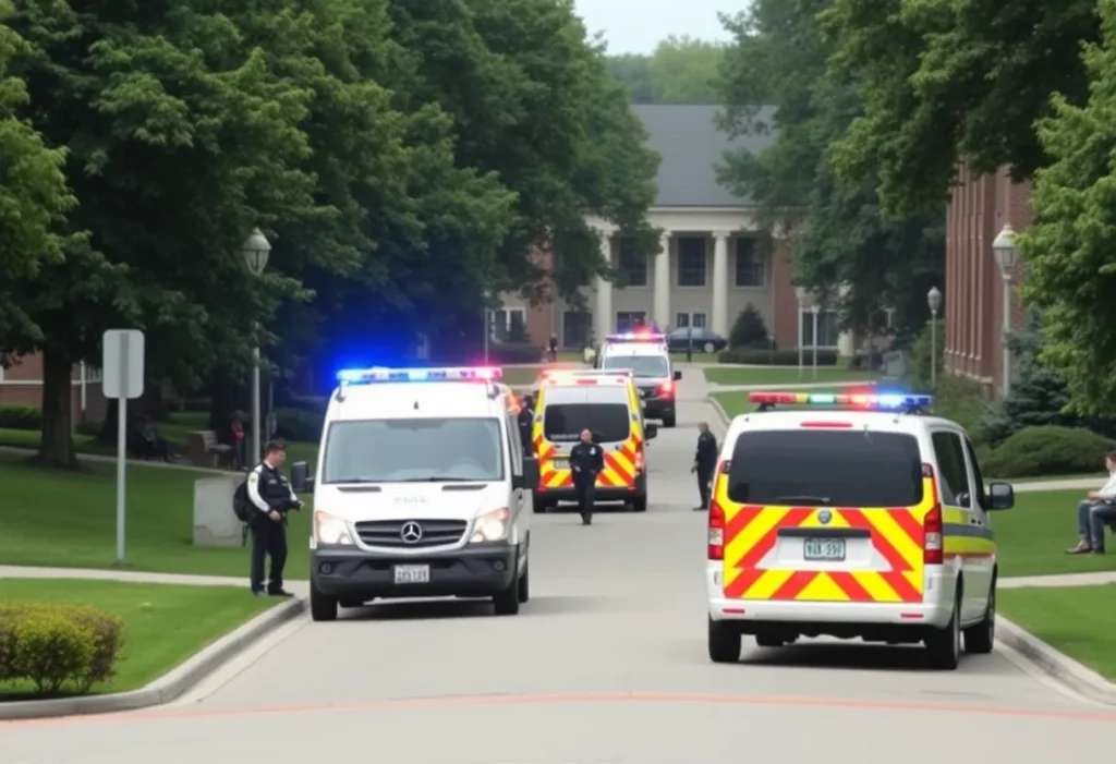 Police response at UMass Boston campus following false shooting report