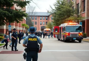 Police response to potential shooting at UMass Boston campus