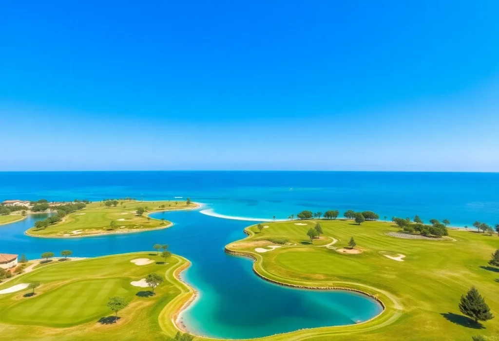 Beautiful golf course in Belek, Turkey