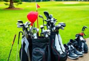 Golfers enjoying Black Friday deals on golf gear