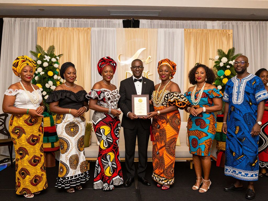 A gathering at the Afro Caribbean Black History Gala showcasing community celebration.
