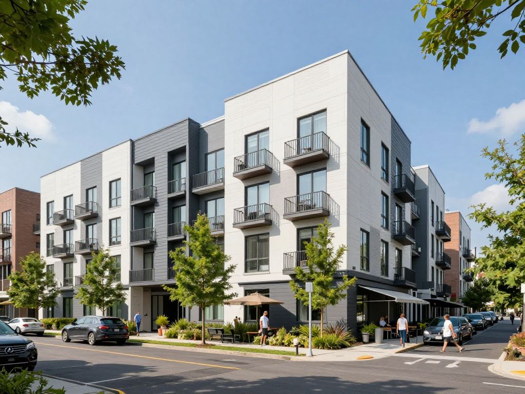 Modern Alister Deco apartments in Quincy, Massachusetts