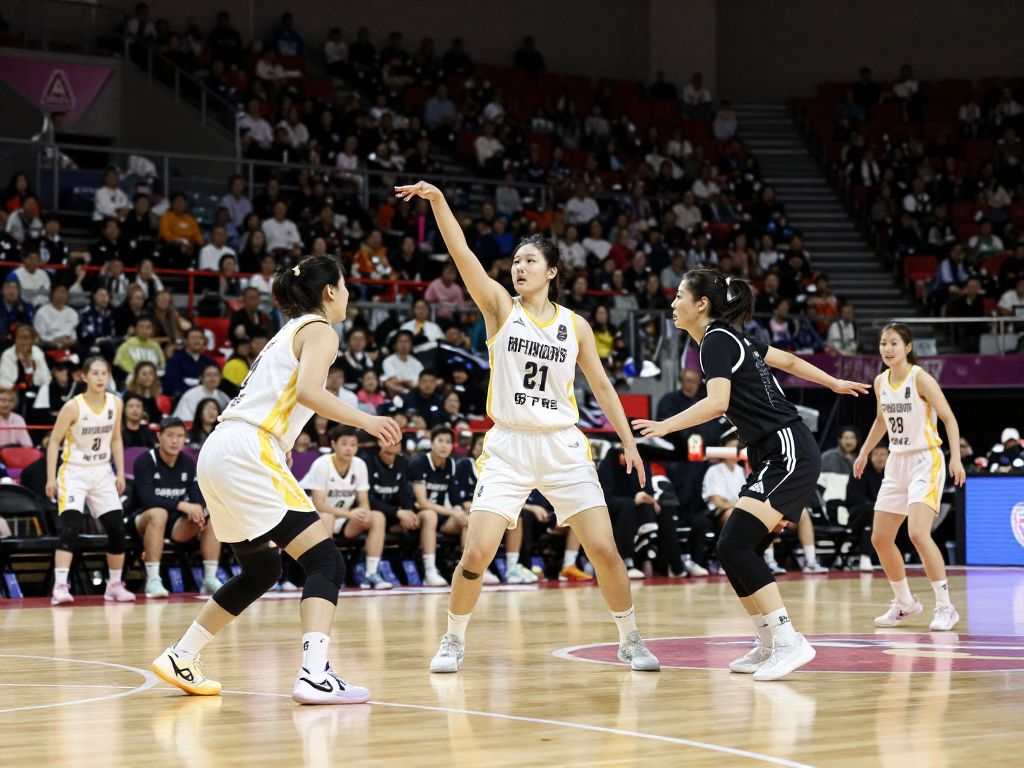 Boston College women's basketball team in action during a game