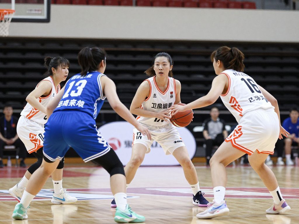 Boston College women's basketball team in action during a game.