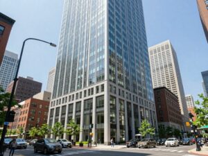 Modern office building in Boston symbolizing commercial real estate development