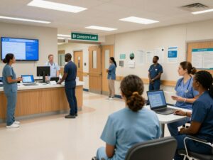 Vibrant healthcare environment in Boston