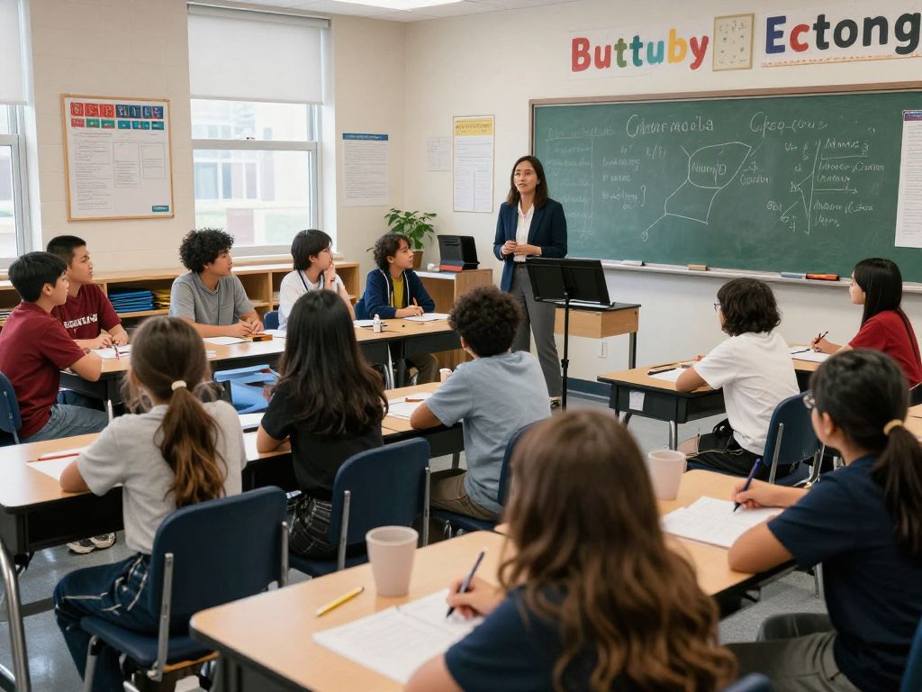 Students participating in music education at Boston high schools