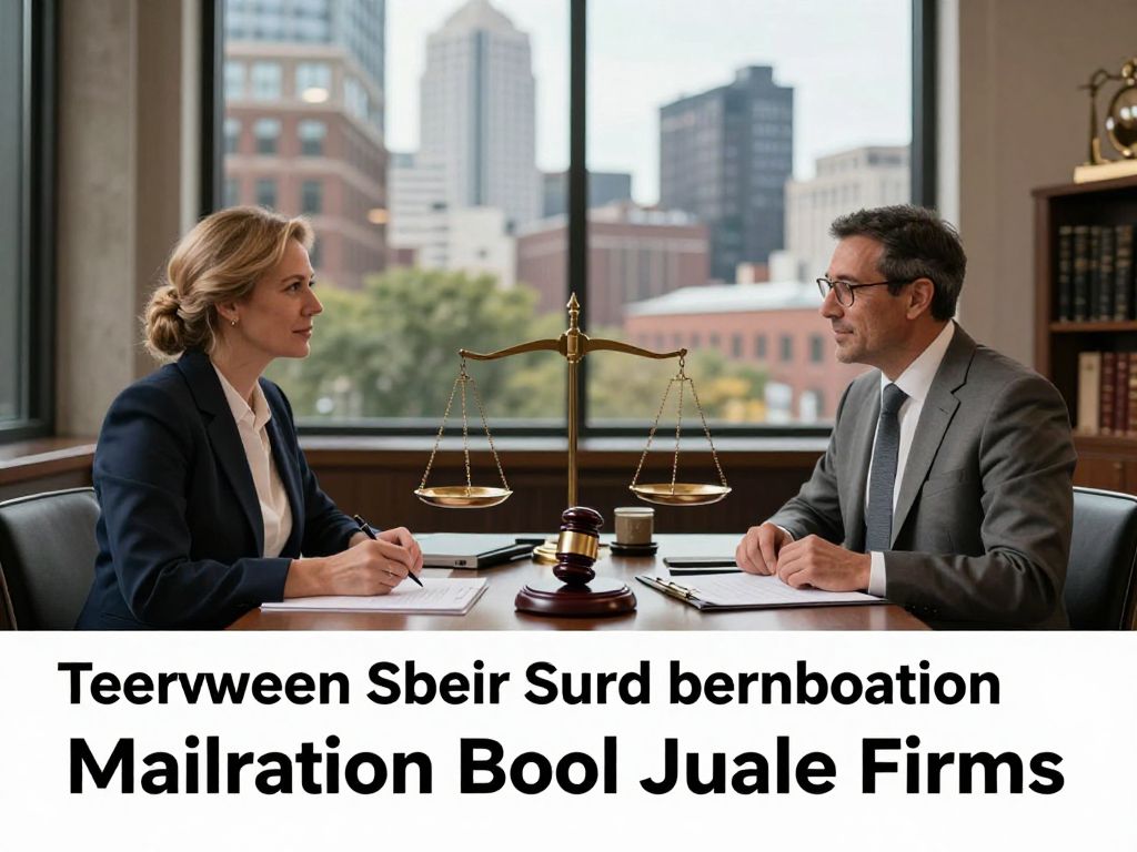 A visual representation of the merger between two law firms in Boston.