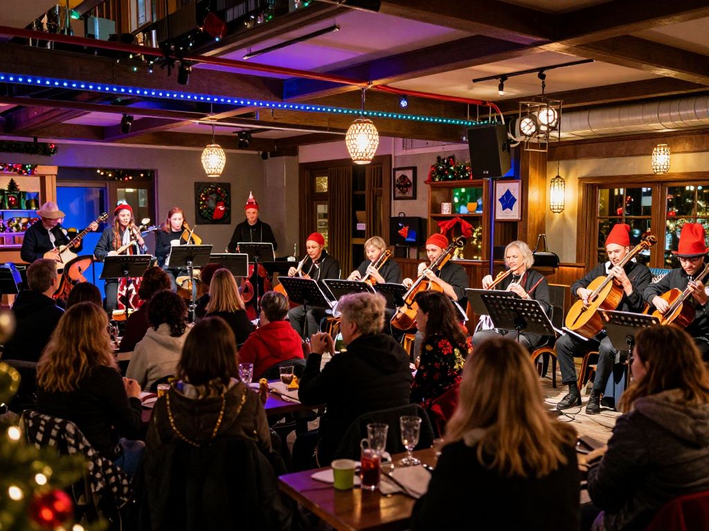 Audience enjoying the MARIS Holiday Show at City Winery Boston