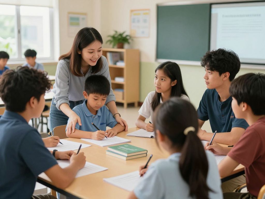 Students and staff participating in mental health wellness activities in a Boston school.