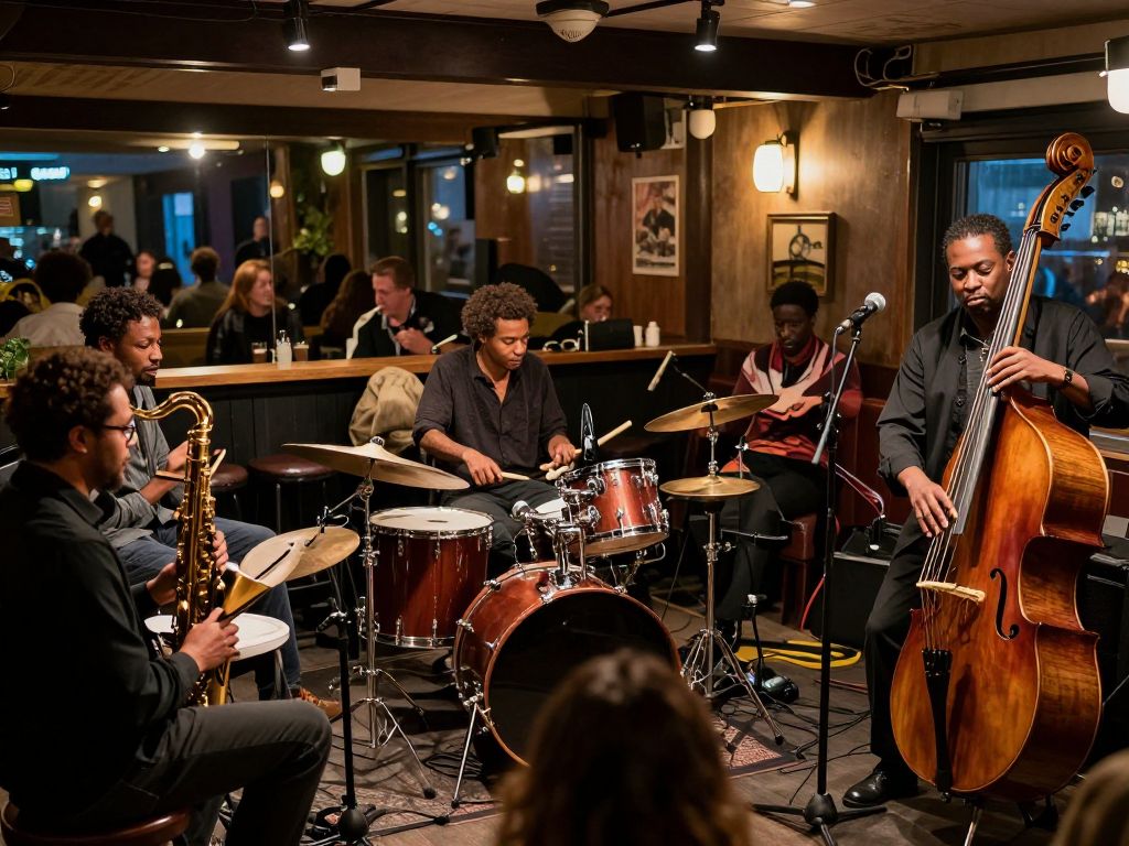 Jazz performance at Harlem State of Mind event