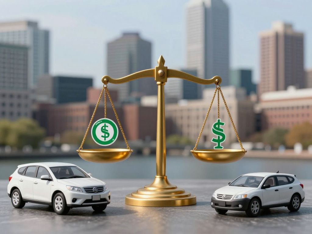 Illustration depicting Massachusetts' settlement with Mercedes-Benz regarding emissions practices.