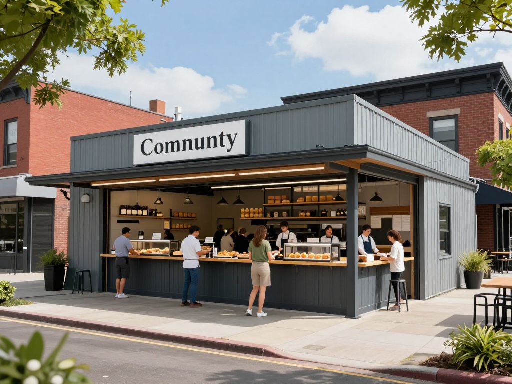Modern catering facility in Dorchester, Boston