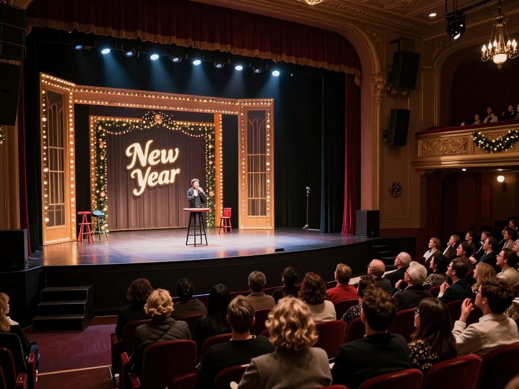 Stage set for New Year's Eve Comedy Show at Apex Entertainment