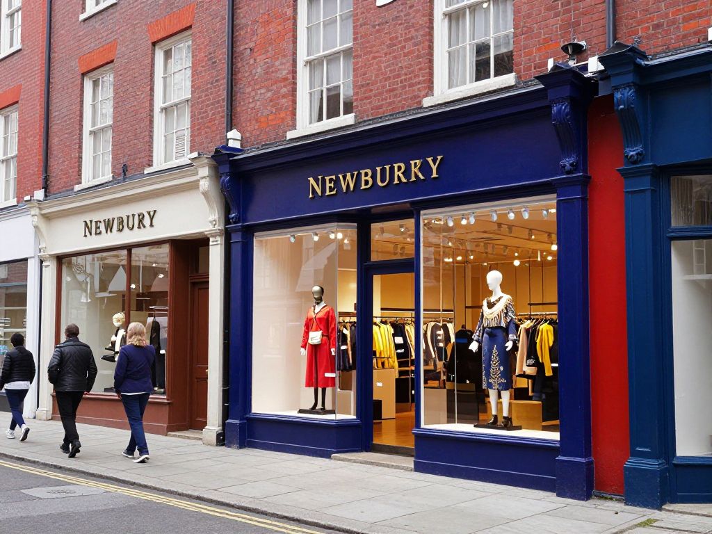 Closed boutique on Newbury Street in Boston