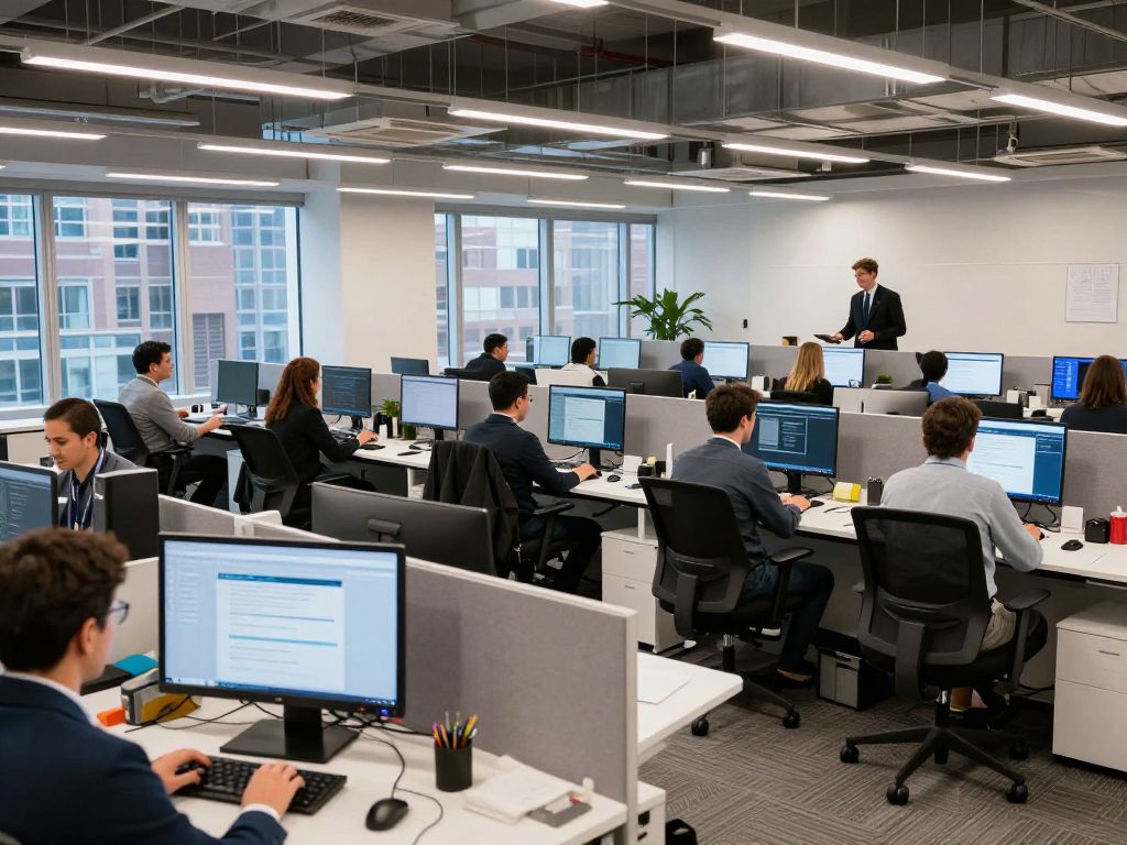 Modern office showcasing Boston's innovative business environment