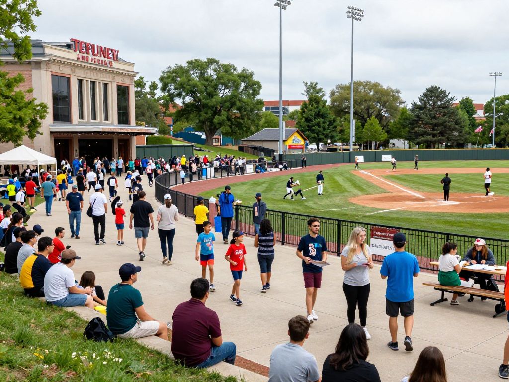 Families enjoying various community events in Boston January