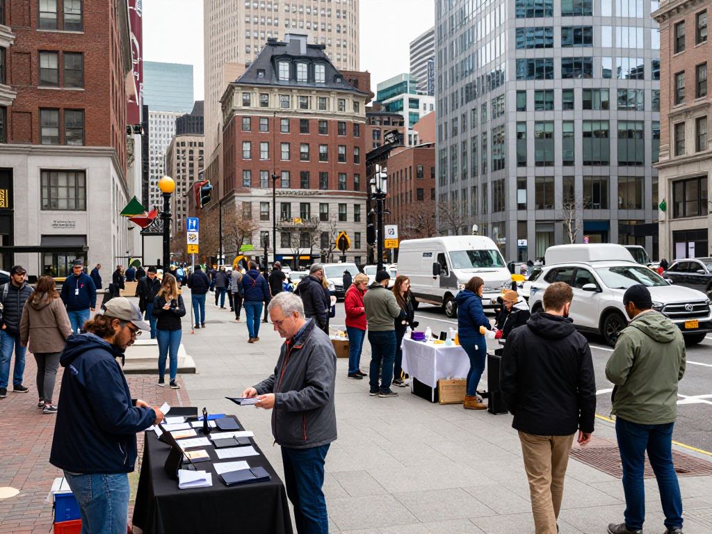 Cityscape of Boston highlighting economic diversity and opportunity