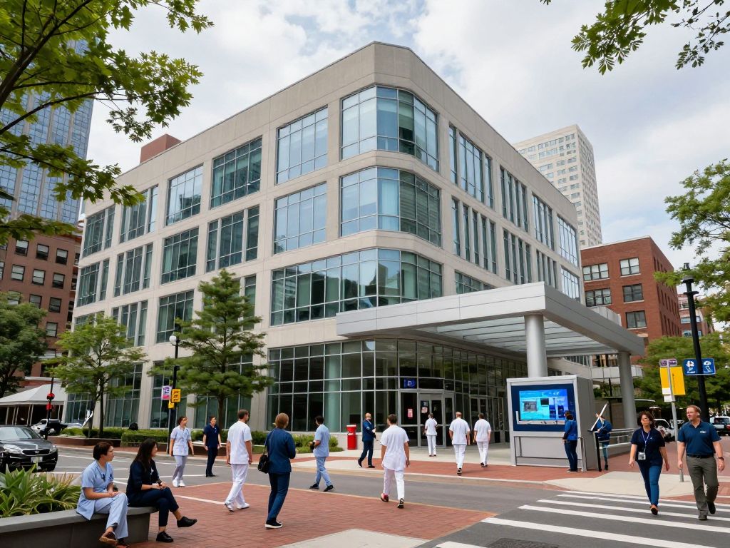 Healthcare facility representing the Boston healthcare landscape