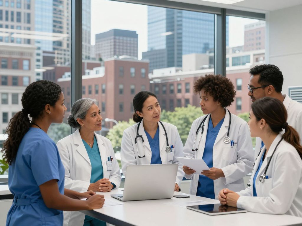 Collaboration among healthcare professionals in Boston