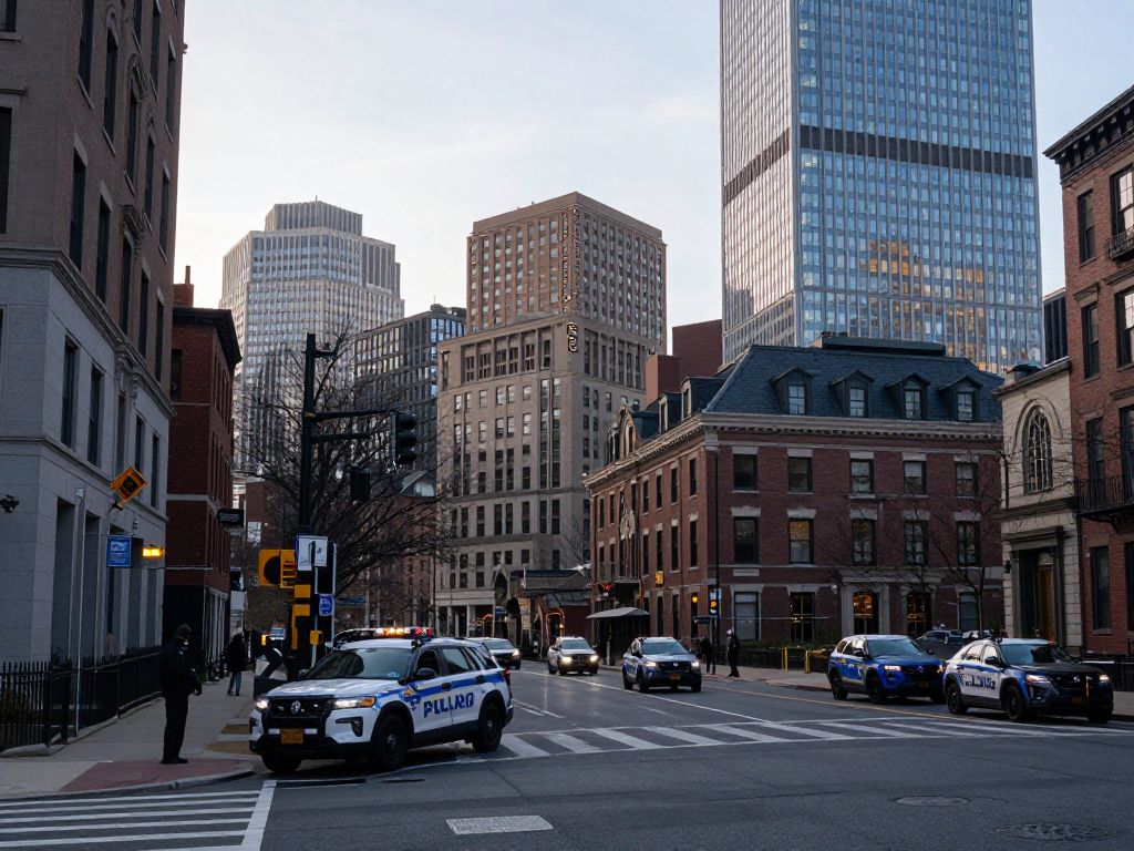 Overview of Boston streets highlighting public safety