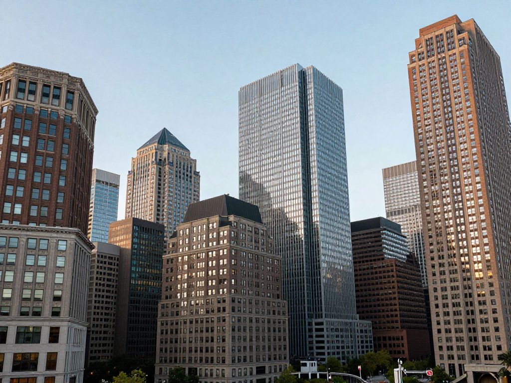 Boston city skyline symbolizing economic momentum and innovation