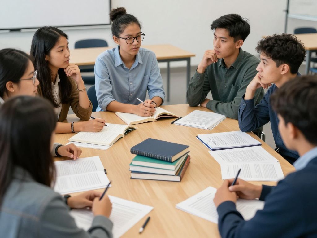 Students engaging in discussion at the Conference on the Jewish Left at Boston University