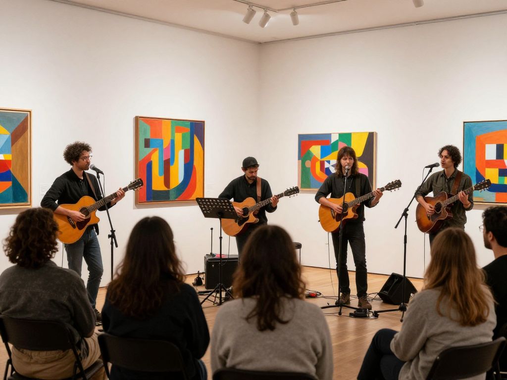 Brendan James performing live at Impeccable Art Gallery in Boston