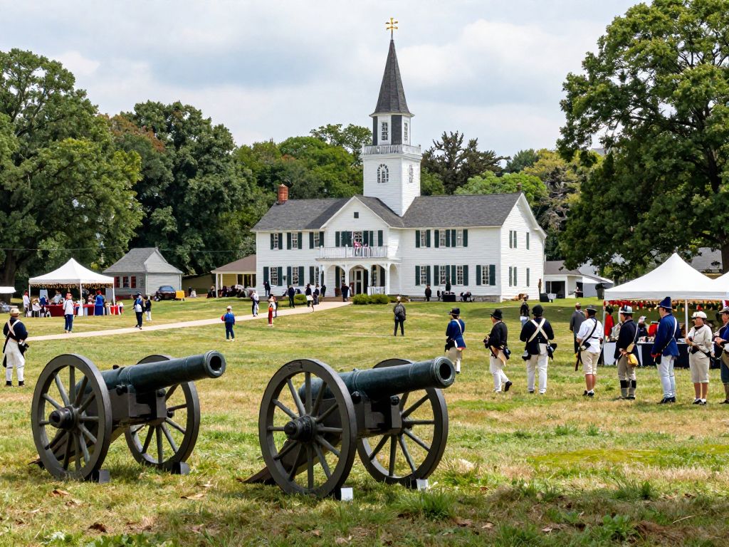 Historical reenactment of the Revolutionary War in Central Massachusetts.