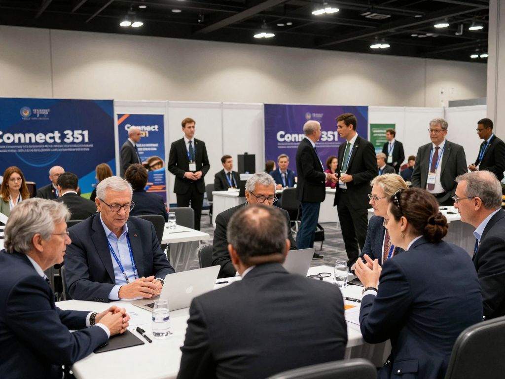 Attendees engaging at the Connect 351 conference in Boston