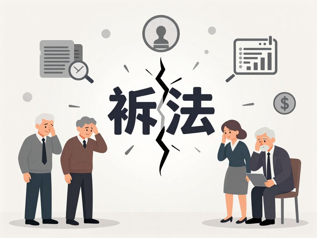 Abstract illustration representing financial fraud against the elderly