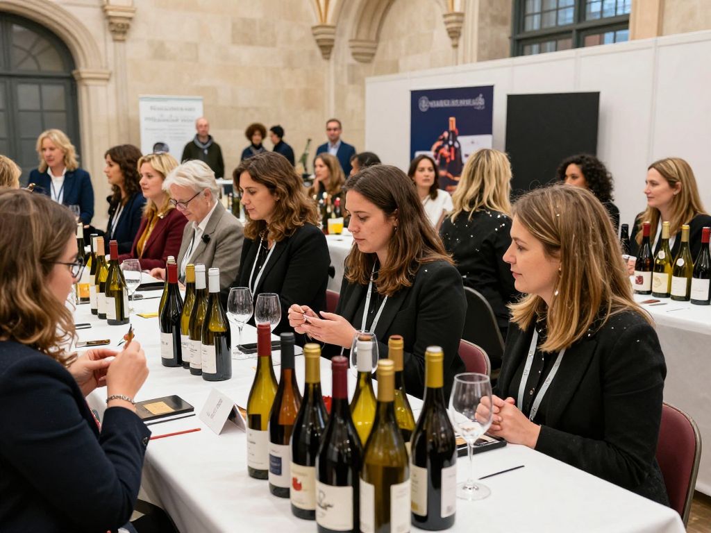 Participants enjoying the Femme Fête Natural Wine Fair in Boston